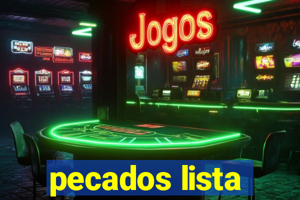 pecados lista